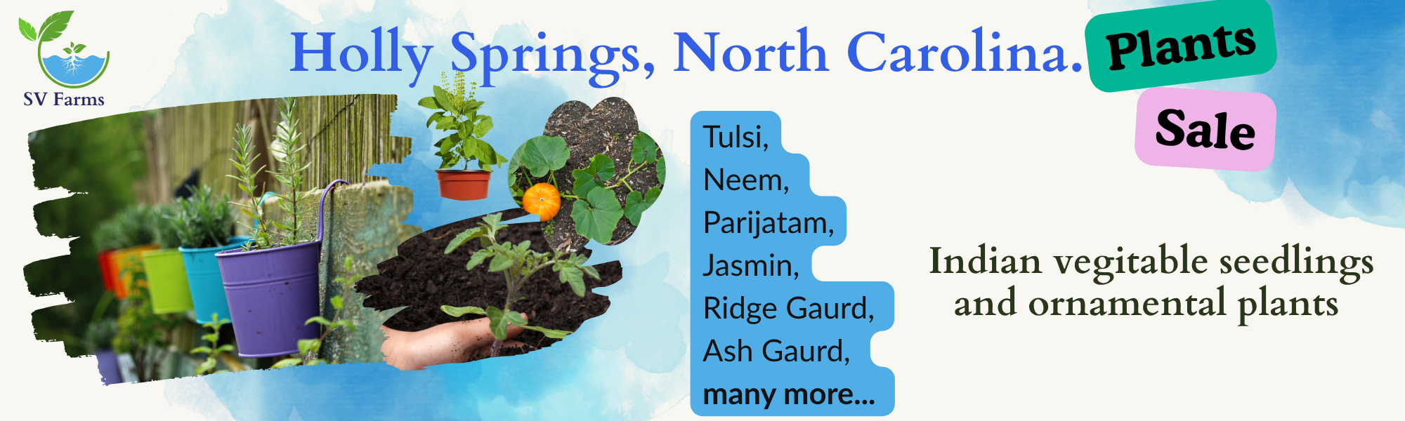 NC Local Gardners plants sale event.